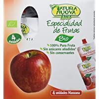 Los mejores  - Natura Nuova Puré Fruta de Manzana - 8 paquetes de 400 gramos